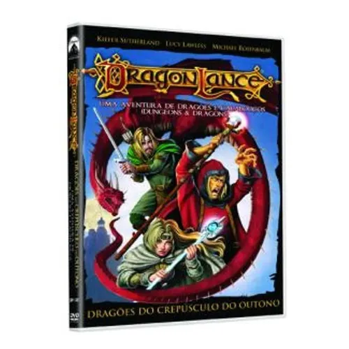 Dvd Dragonlance Dragões Do Crepúsculo Do Outono - Lacrado Foto 1