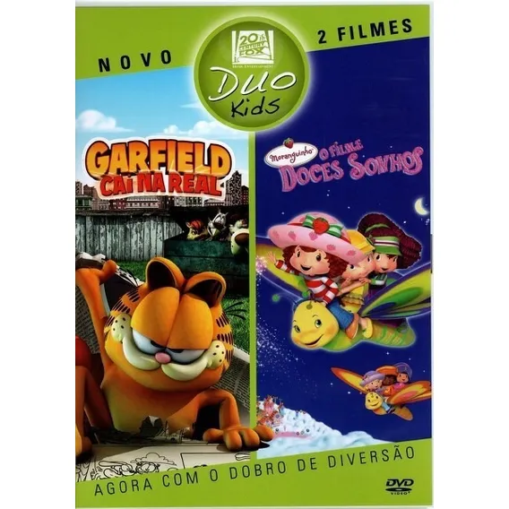 Dvd Duo Garfield Cai Na Real - Moranguinho Doces Sonhos Foto 1