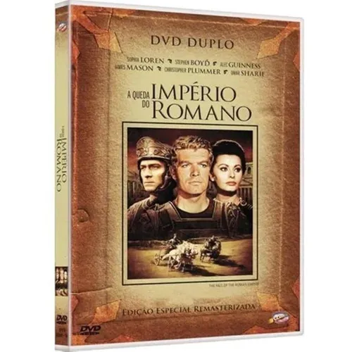 Dvd Duplo A Queda Do Império Romano Sophia Loren Lacrado Foto 1