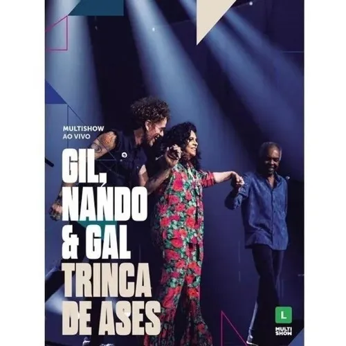 Dvd Duplo Gilberto Gil,nando Reis E Gal Costa-trinca De Áses Foto 1