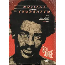 DVD Duplo Seu Jorge Músicas Para Churrasco Ao Vivo Vol. 1 Lacrado Original Foto mini 2