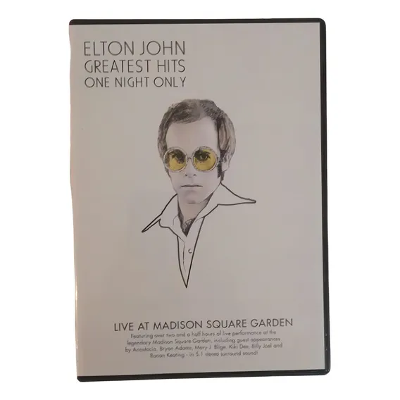 Dvd Elton John Greatest Hits One Night Only Live At Madison Foto 1