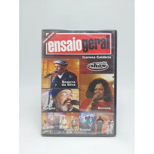 Dvd Ensaio Geral, Multi Show - Original Lacrado Foto 1