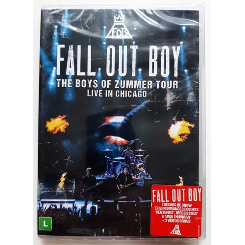 Dvd Fall Out Boy Boys Of Zummer Tour Live Chicago - Lacrado Foto 1