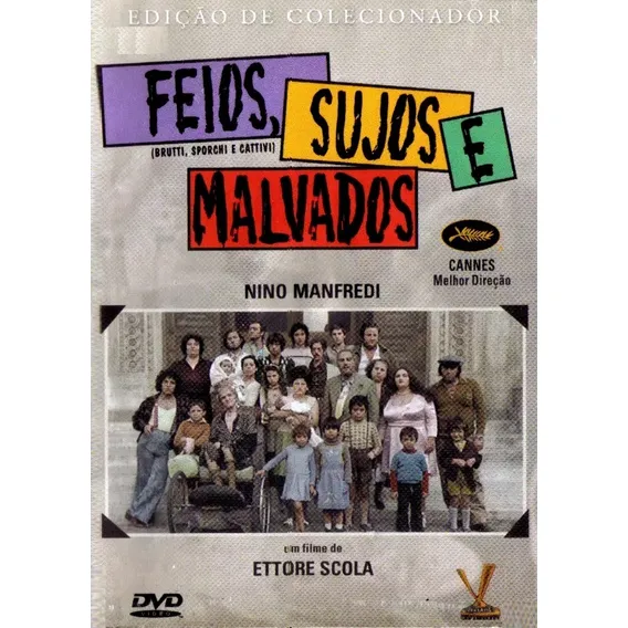 Dvd - Feios, Sujos E Malvados -( Brutti, Sporchi E Cattivi ) Foto 1