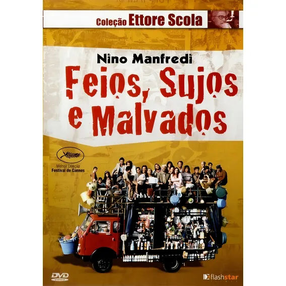 Dvd - Feios, Sujos E Malvados - ( Brutti, Sporchi E Cattivi) Foto 1