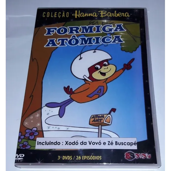 Dvd Formiga Atômica , Zé Buscapé E Xodó Da Vovó ( Completo Foto 1