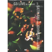 Dvd G3 In Concert - Joe Satriani, Eric Johson E Steve Vai Foto  mini 1