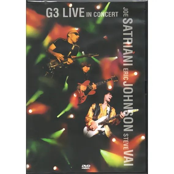 Dvd G3 In Concert - Joe Satriani, Eric Johson E Steve Vai Foto 1