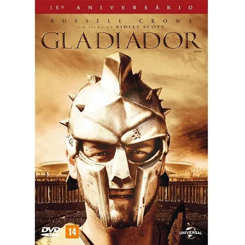 Dvd Gladiador - Russell Crowe, Ridley Scott - Lacrado Novo Foto 1