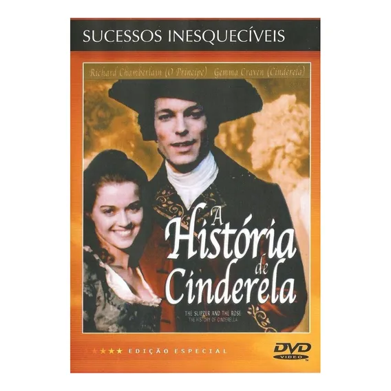 Dvd Historia De Cinderela - Richard Chamberlain Orig. Foto 1