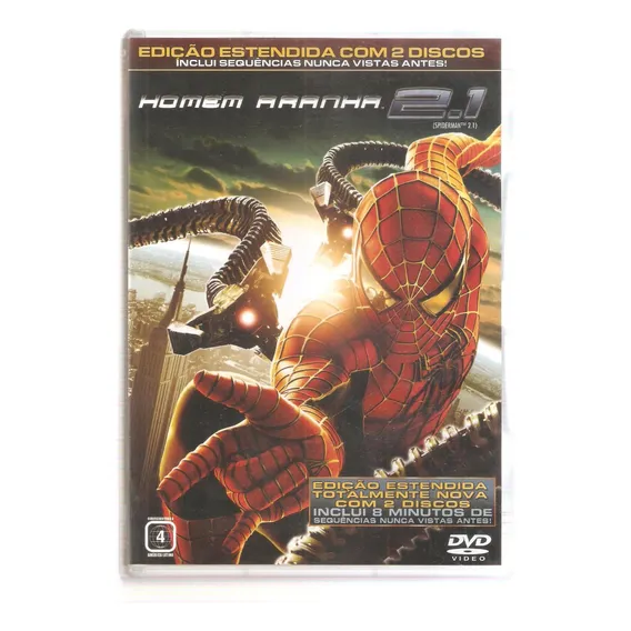 Dvd Homem Aranha 2.1 - Dvd Duplo - Versão Estendida Foto 1