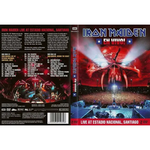 Dvd Iron Maiden - En Vivo Duplo Foto 1