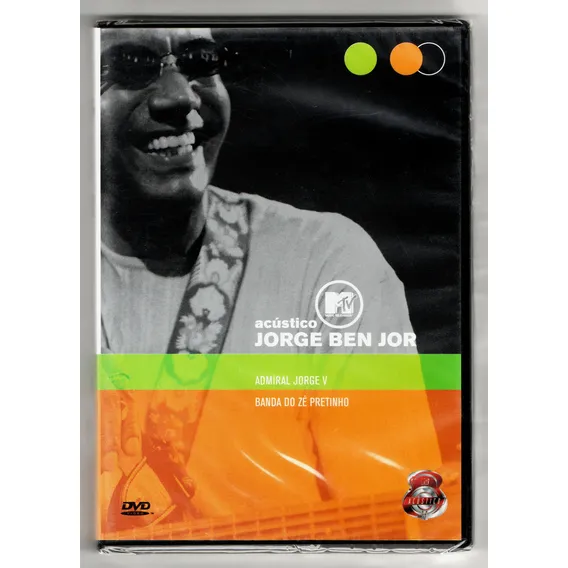Dvd Jorge Ben Jor Acústico Mtv (2002) Lacrado Original Raro Foto 1