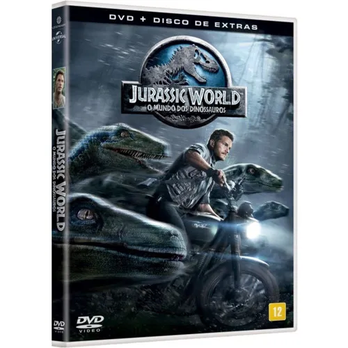 Dvd Jurassic World O Mundo Dinossauros - Duplo - Lacrado Foto 1
