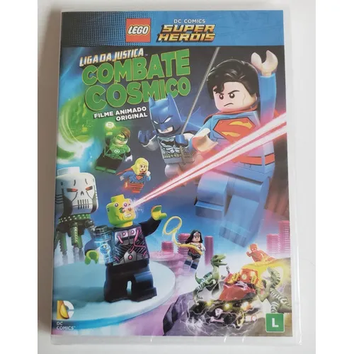 Dvd Lego Liga Da Justiça Combate Cósmico Original Lacrado Foto 1
