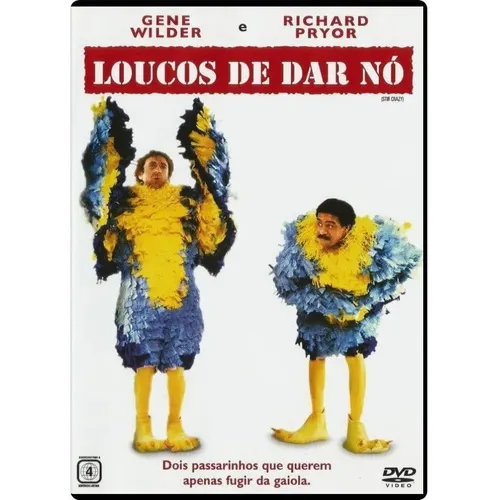 Dvd Loucos De Dar N贸 - Gene Wilder, Richard Pryor - Lacrado Foto 1
