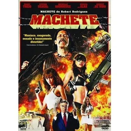 Dvd Machete - Steven Seagal, Lindsay Lohan - Lacrado Novo Foto 1