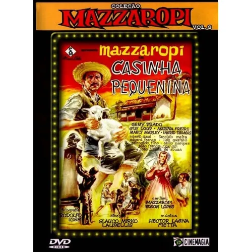 Dvd Mazzaropi Casinha Pequenina  - Original Novo E Lacrado Foto 1