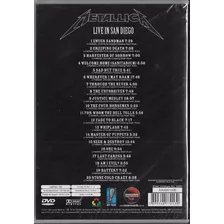 Dvd Metallica - Live In San Diego - Completo Foto mini 3