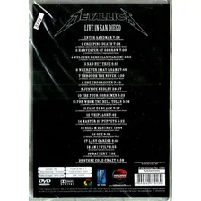 Dvd Metallica - Live In San Diego - Completo Foto mini 2