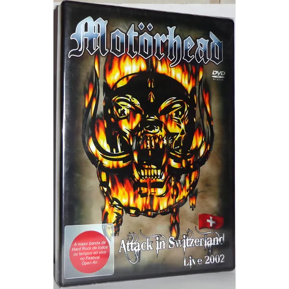 Dvd Motorhead - Attack In Switzerland Live 2002 Versão Do Álbum Standard Foto 1