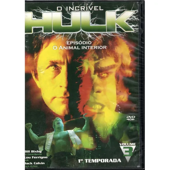 Dvd O Incrível Hulk - Primeira Temporada - O Animal Interior Foto 1