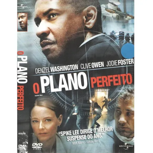 Dvd O Plano Perfeito Com Denzel Washington Foto 1