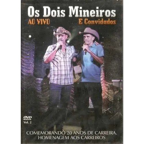 Dvd Os Dois Mineiros - Ao Vivo E Convidados - Novo Foto 1