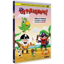 Dvd Os Piratinhas Para Crianças Aprenderem Palavras Inglês Foto  mini 1