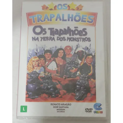 Dvd Os Trapalhões - Na Terra Dos Monstros - Novo Lacrado Foto 1