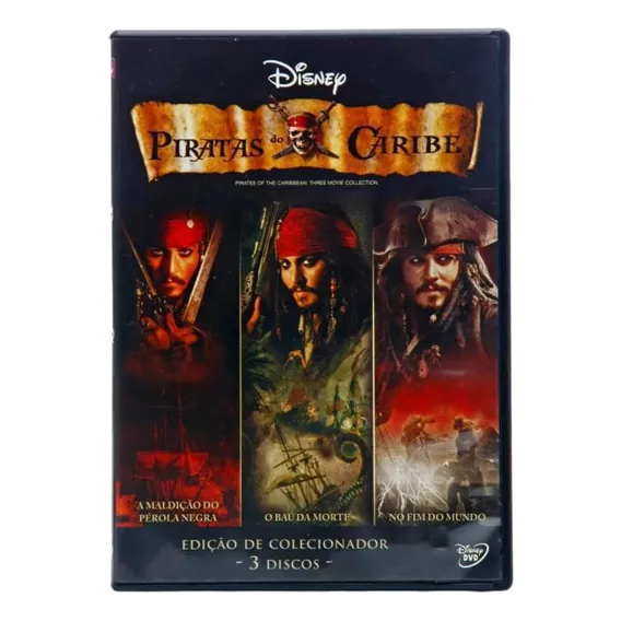 Dvd Piratas Do Caribe 3 Discos Foto 1