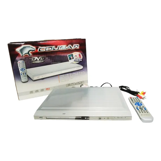 Dvd Player Cougar Cvd-650 110/220v Com Controle Remoto Foto 1