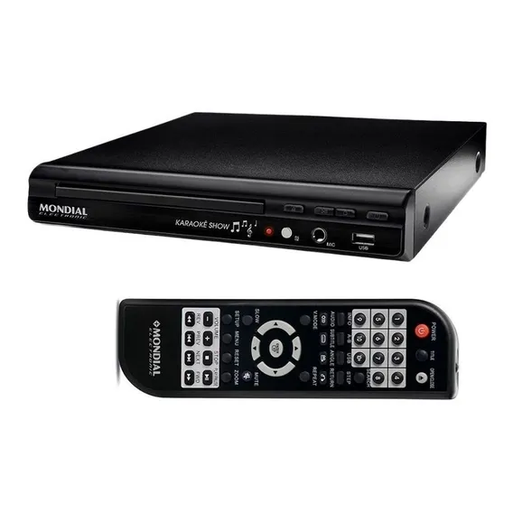 Dvd Player D-20 Com Karaokê Mp3 Usb Il Mondial Bivolt Foto 1