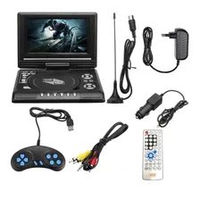 Dvd Player Portátil Tela 9.8 Pol Automotivo Tela Rotativa Cor Preto Foto mini  2