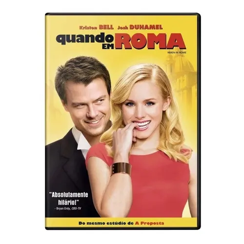 Dvd Quando Em Roma - Kristen Bell - Lacrado Original Foto 1