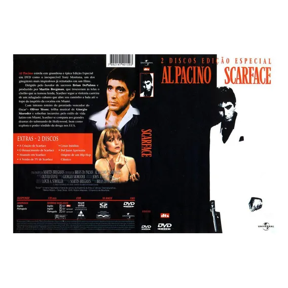 Dvd Scarface - Brian De Palma, Al Pacino Foto 1