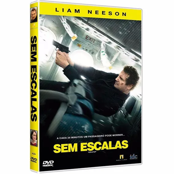 Dvd Sem Escalas - Liam Neeson Julianne Moore - Orig Foto 1