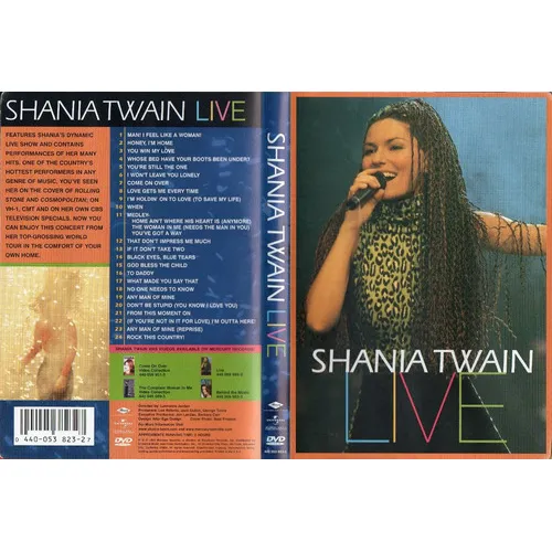 Dvd Shania Twain - Live (1999) Foto 1