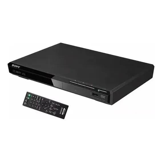Dvd Sony Dvp-sr370 Com Usb Bivolt - Preto - Slim Foto 1