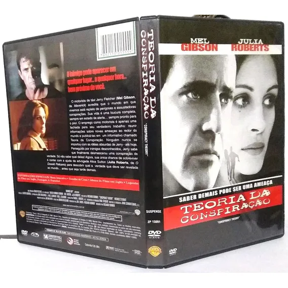Dvd Teoria Da Conspiração - Saber Demais Pode Ser Uma Ameaça Foto 1