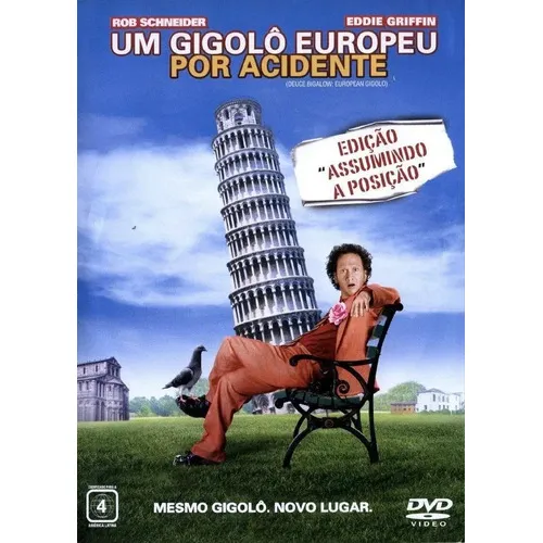 Dvd Um Gigol么 Europeu Por Acidente - Rob Schneider - Lacrado Foto 1