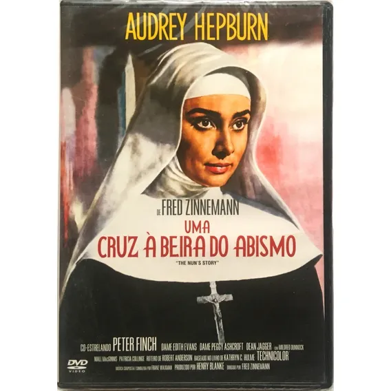 Dvd Uma Cruz Á Beira Do Abismo Audrey Hepburn Lacrado Foto 1