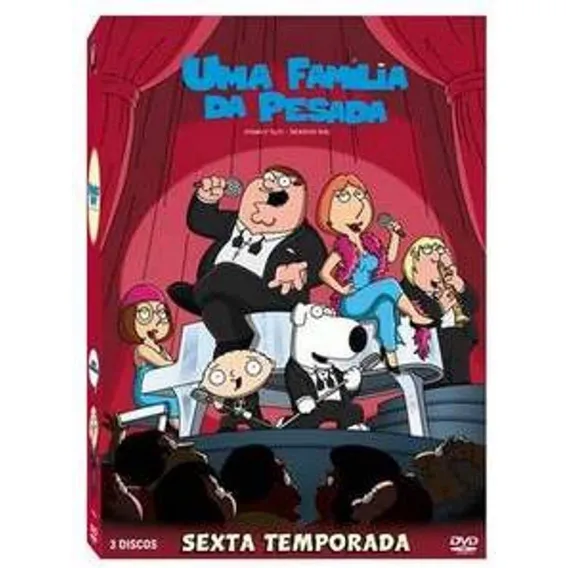 Dvd Uma Família Da Pesada - Sexta Temporada -3 Dvds Foto 1