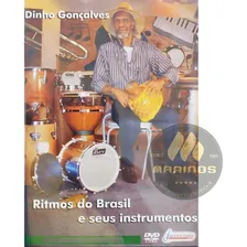 Dvd Video Aula Ritmos Brasil E Instrumentos Dinho Gonçalves Foto mini 1