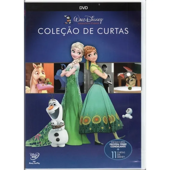 Dvd Walt Disney Coleção De Curtas Frozen Febre Congelante Foto 1