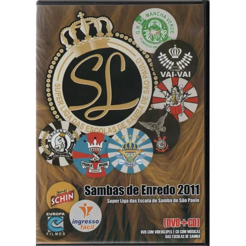 Dvd+cd Sambas De Enredo 2011 - Original Lacrado Foto 1