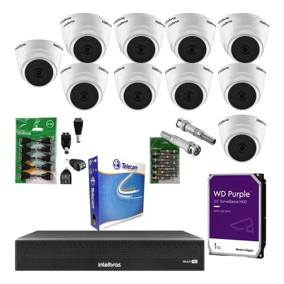 Dvr 16 Canais Mhdx 3116-c 1tb C 10 Cameras Full Hd Intelbras Foto 1