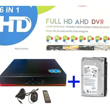 Dvr 4 Canais - Full Hd 1080p 6em1 + Hd 500gb App Xmeye Foto mini 2