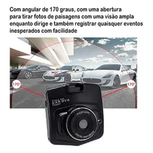 Dvr Automotivo Câmera Frontal Interna Ré Grava Imagem E Som Foto mini  2